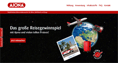 Desktop Screenshot of ajona.de